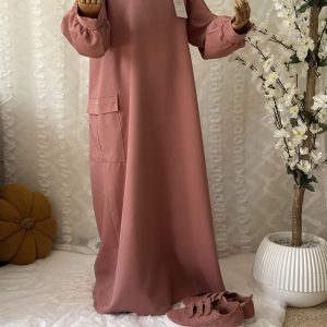 abaya rose lybass bannati fille