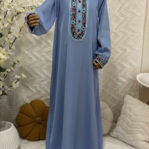 caftan bleu lybass banaati