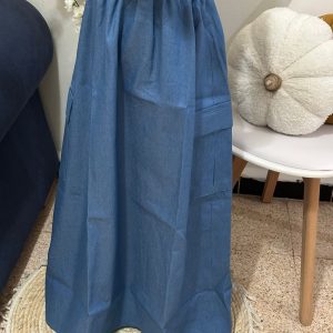 jupe bleu clair lybass banaati
